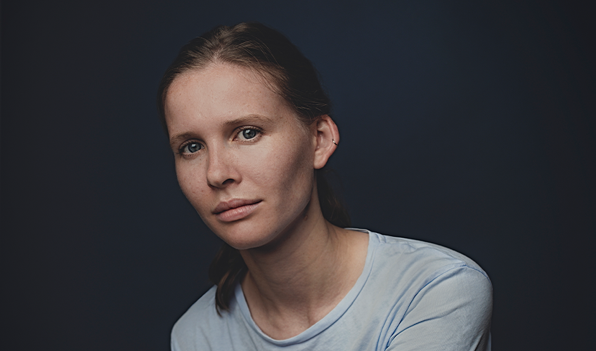 portræt af Kristin Vego