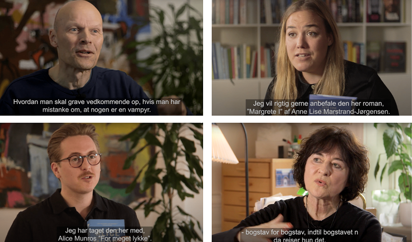 interview-collage fra Forfatterstafetten 