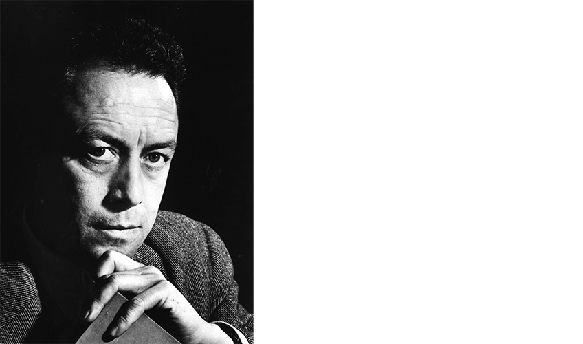 Portræt af Albert Camus