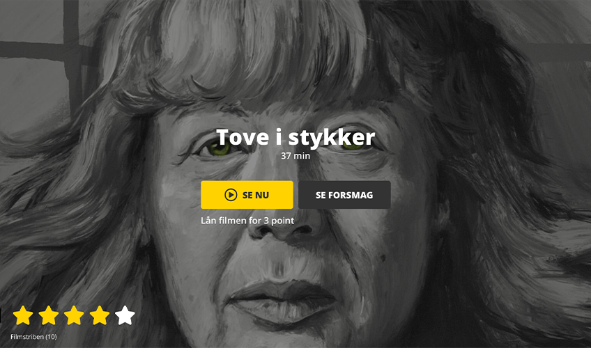 Tove i stykker på Filmstriben