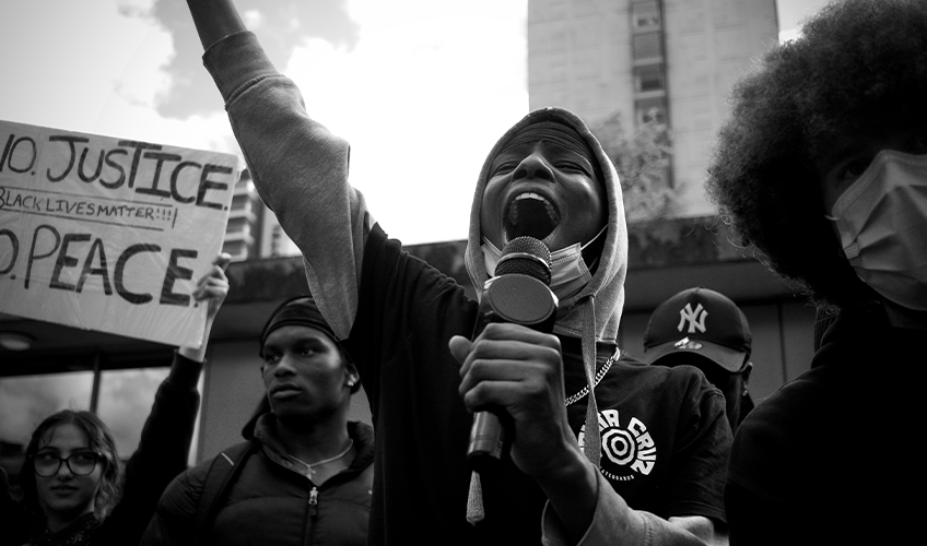 demonstration i USA