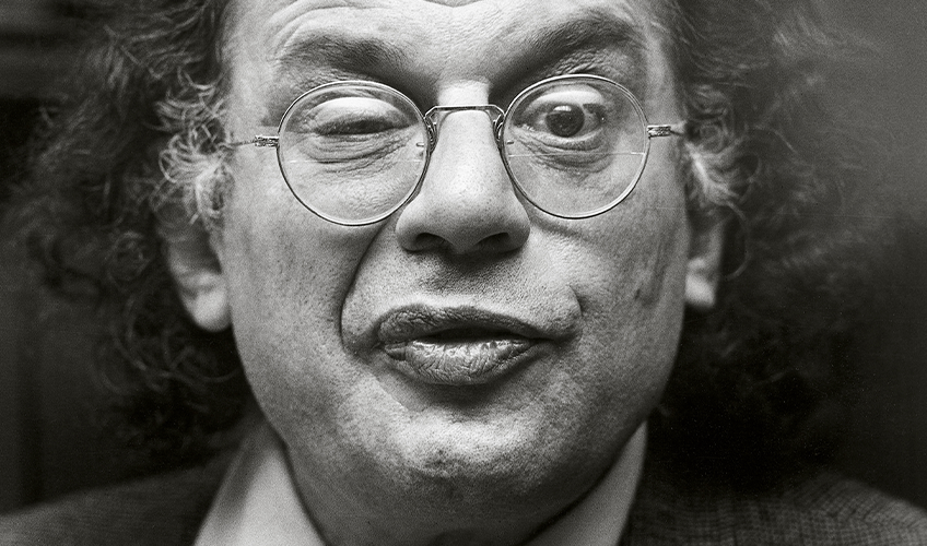 portræt af Allen Ginsberg