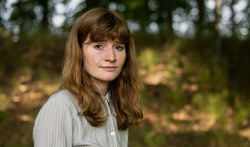 Portræt af Frida Isberg