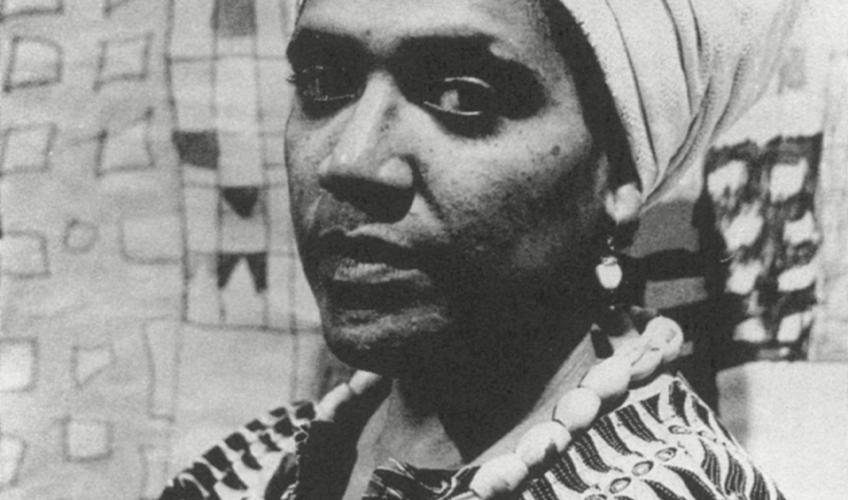 portræt af Audre Lorde