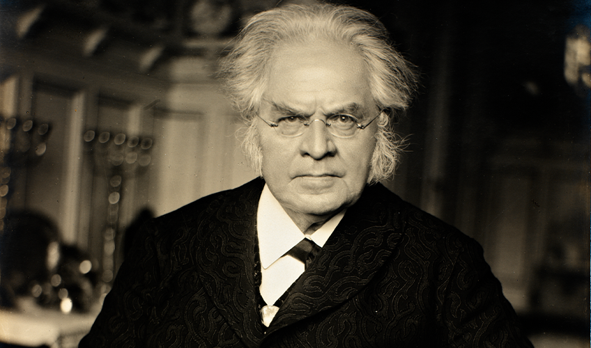 portræt af Bjørnstjerne Bjørnson