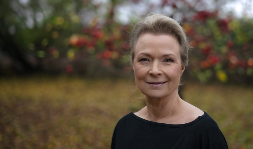 portræt af Helle Helle