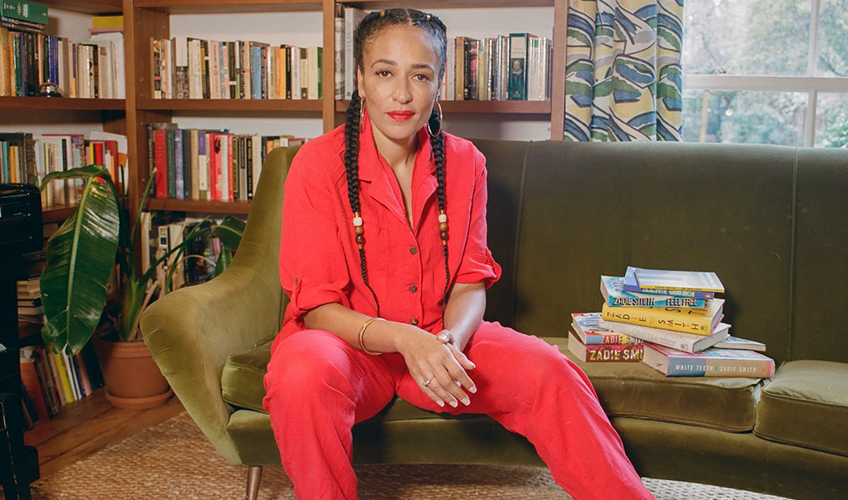portræt af Zadie Smith