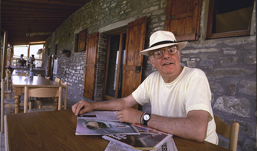 Portræt af Dario Fo
