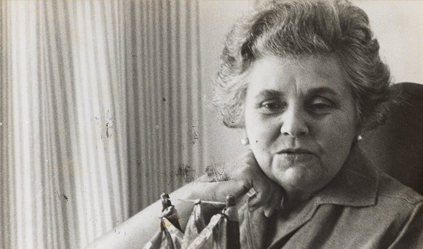 Portræt af Elizabeth Bishop