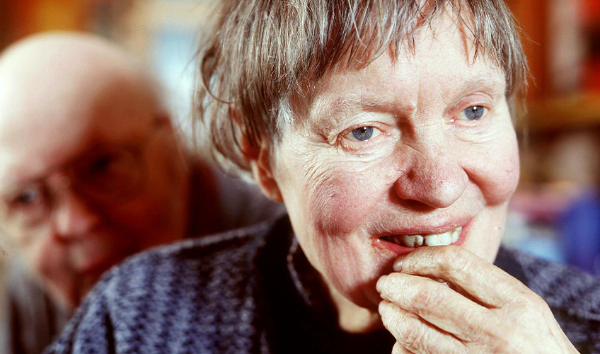 Portræt af Iris Murdoch