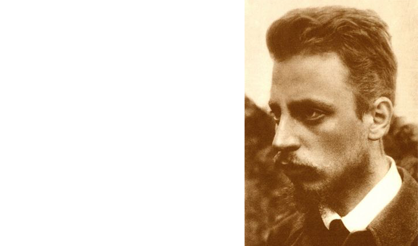 portræt af Rainer Maria Rilke