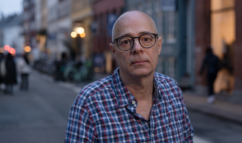 portræt af Niels Frank 