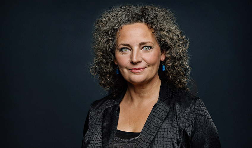 portræt af Anne-Cathrine Riebnitzsky